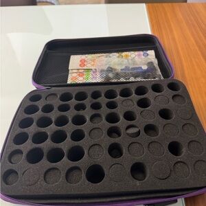 Black and Purple essential oils Storage Case